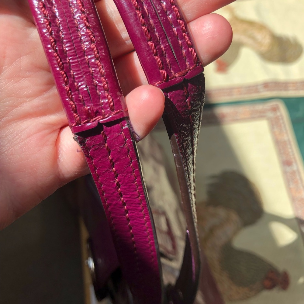 Coach Soho Purple Leather Shoulder Bag with original Hangtag - Picture 9 of 16